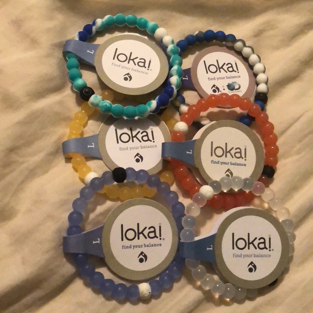 Set of 6 Lokai bracelets